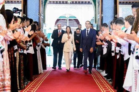 الرباط: الأميرة للا مريم تستقبل الأطفال المقدسيين المشاركين في مخيم "منارة السلام"